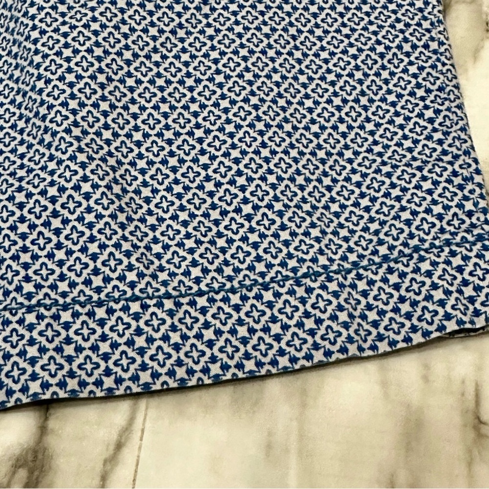 Original Penguin Blue Pattern Flat Front Shorts T… - image 5